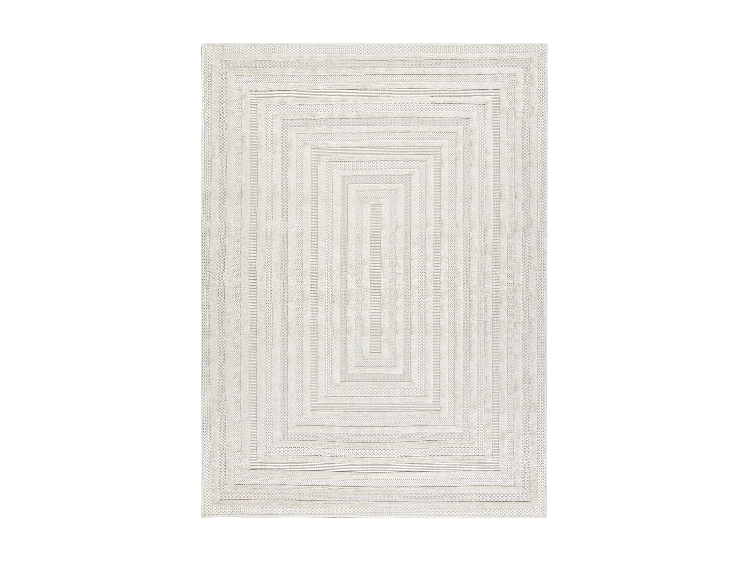 Tappeto SANTO SIZAL 0999 geometrica bianco 120x170 cm