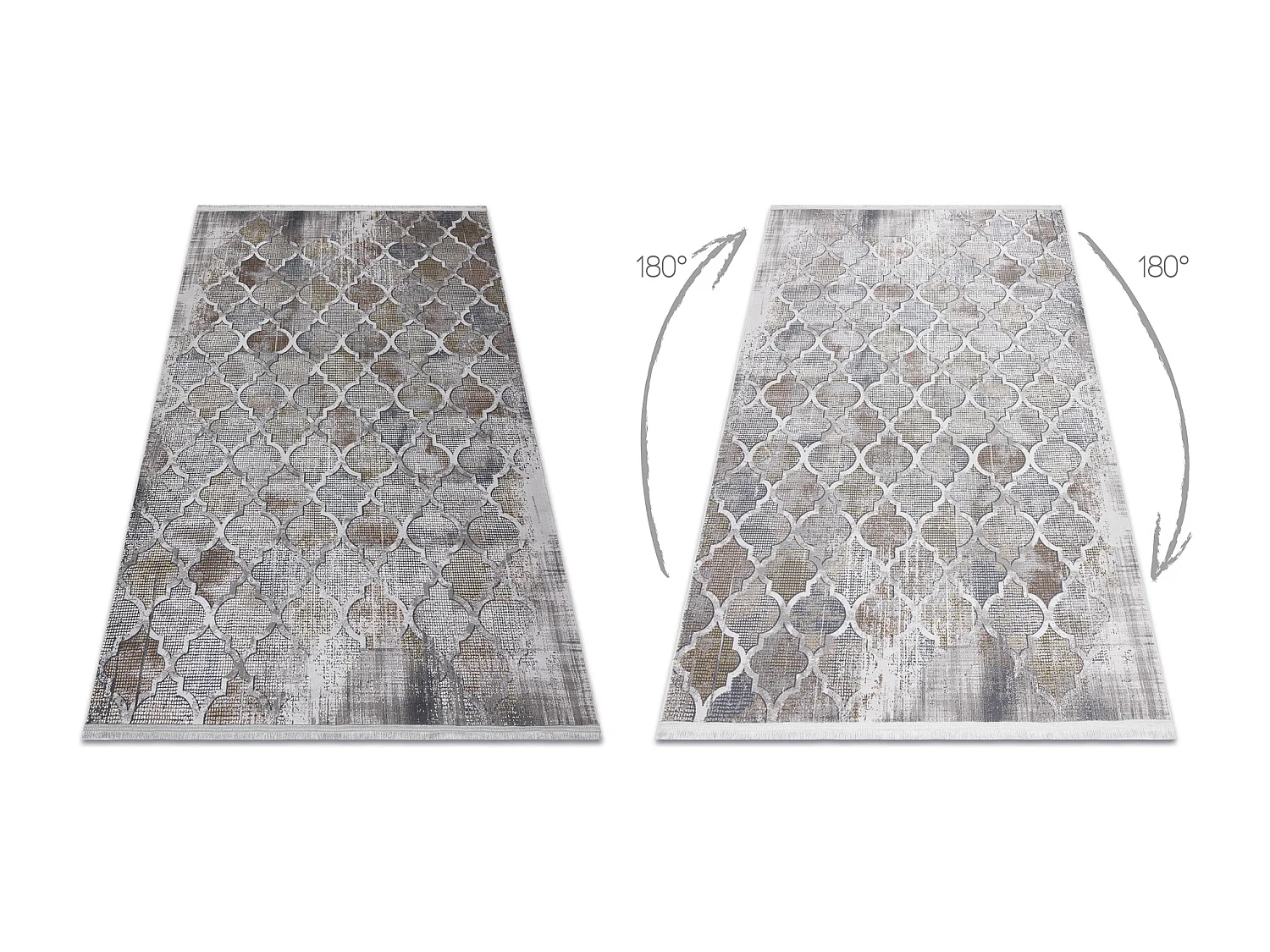 Modern LUCE 75 Teppich Marokkanisches Spalier vintage - Strukturell gr 154x220 cm