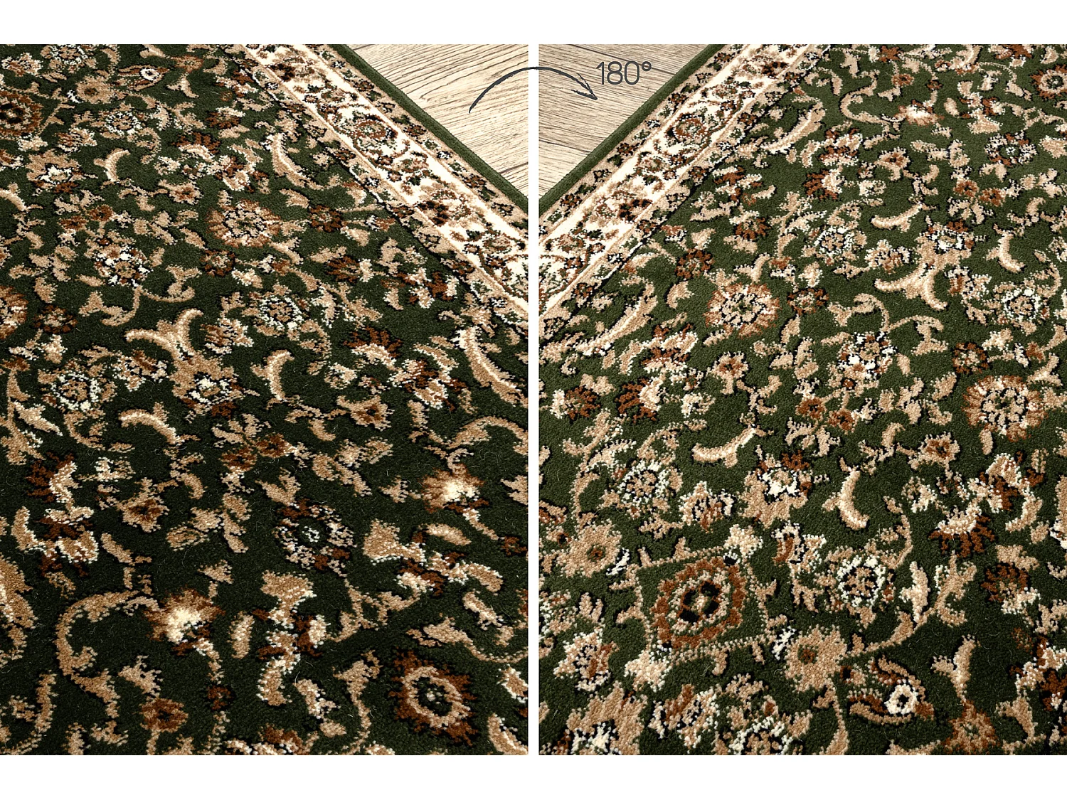 PASSADEIRA HEAT-SET ROYAL ADR 1745 verde 70x230 cm