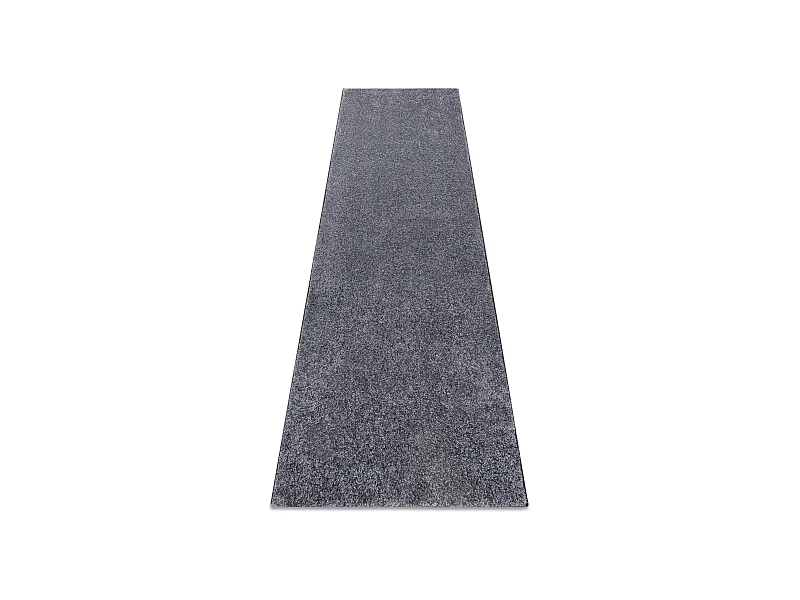 Tapis de couloir SANTA FE gris 97 plaine couleur unie 110x450 cm