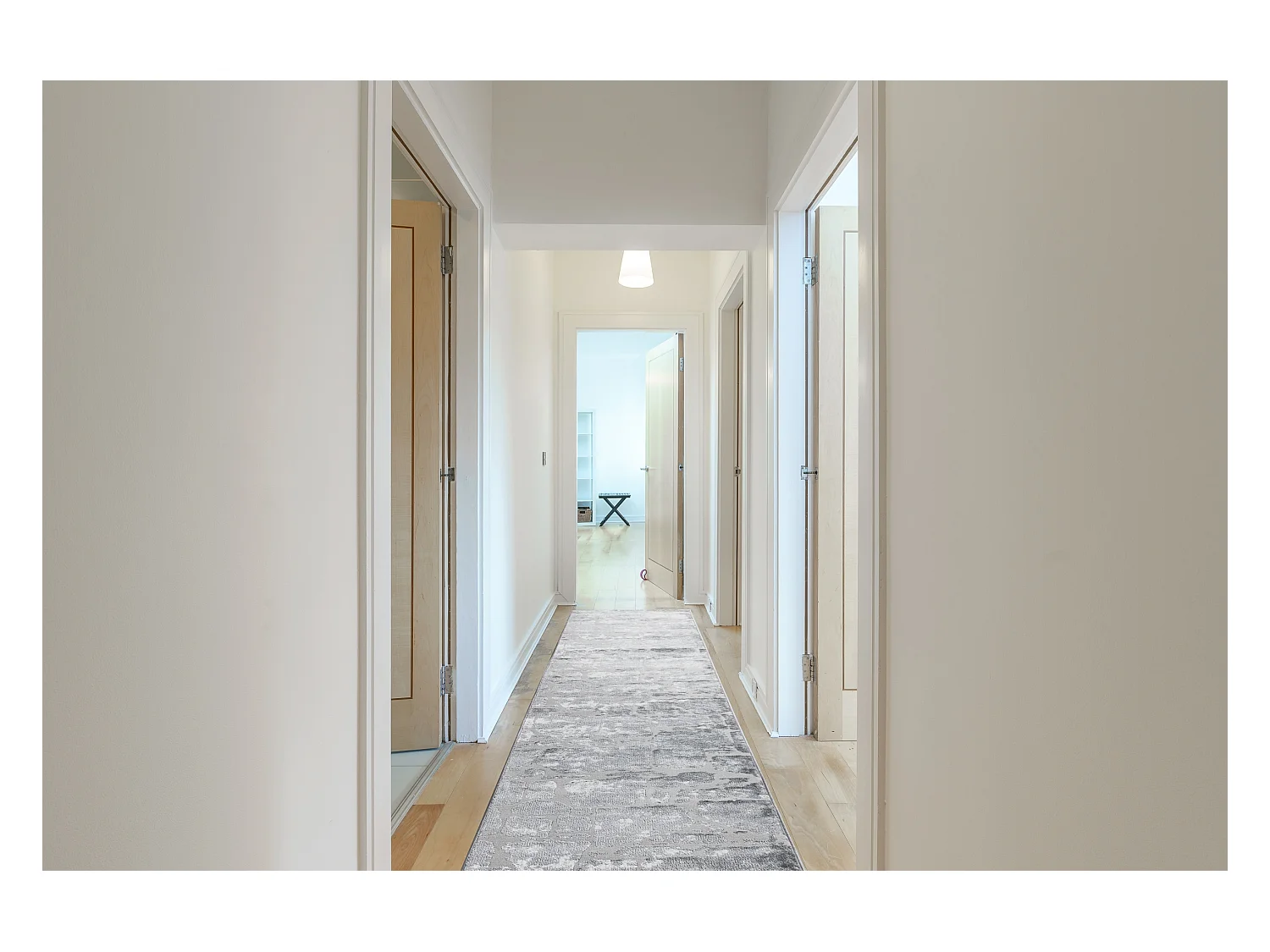 Tapis de couloir Structural MEFE 6184 deux niveaux de molleton gris fo 80x1250 cm