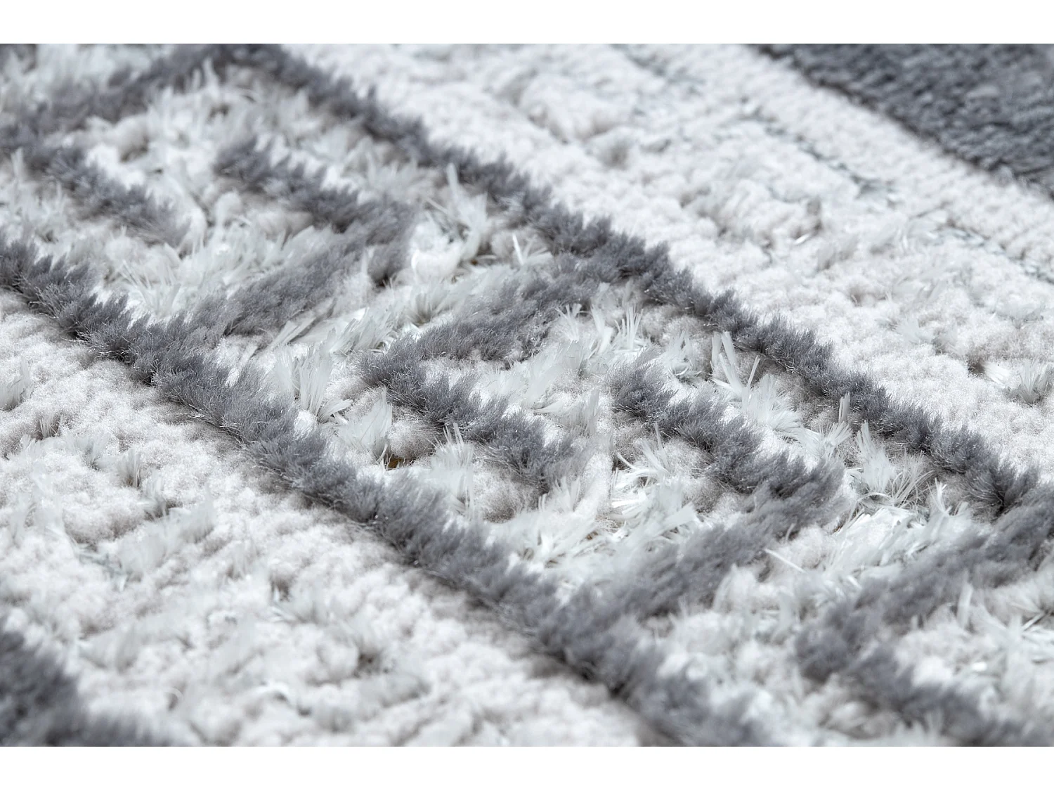 Tapis de couloir Structural MEFE 2813 Cadre, clé grecque deux niveaux 200x110 cm