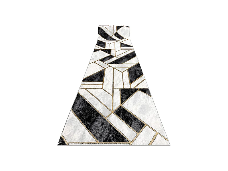 Exklusiv EMERALD Läufer 1015 glamour, stilvoll Marmor, geometrisch sc 100x920 cm