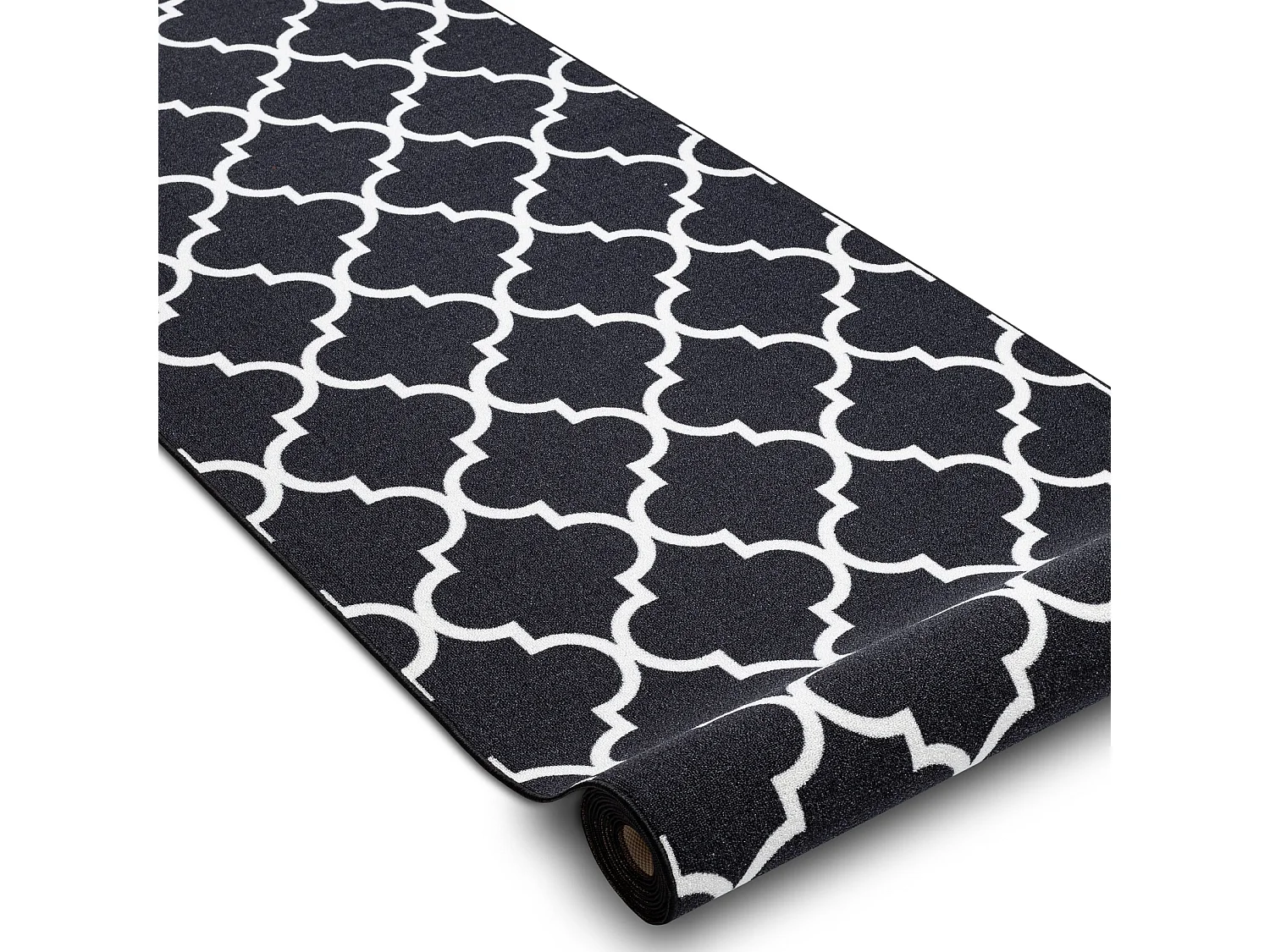 Läufer Antirutsch TRELLIS schwarz 30350 90x630 cm