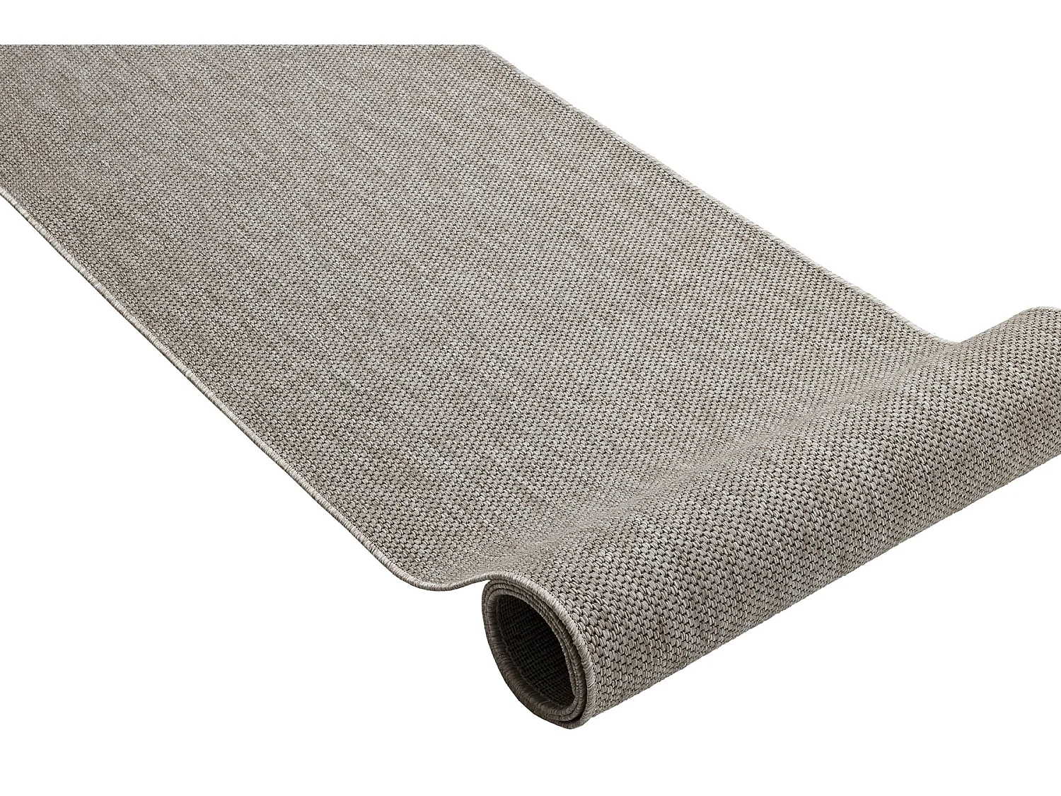 CHODNIK SIZAL FLOORLUX wzór 20433 srebrny GŁADKI 70 cm 70x590 cm