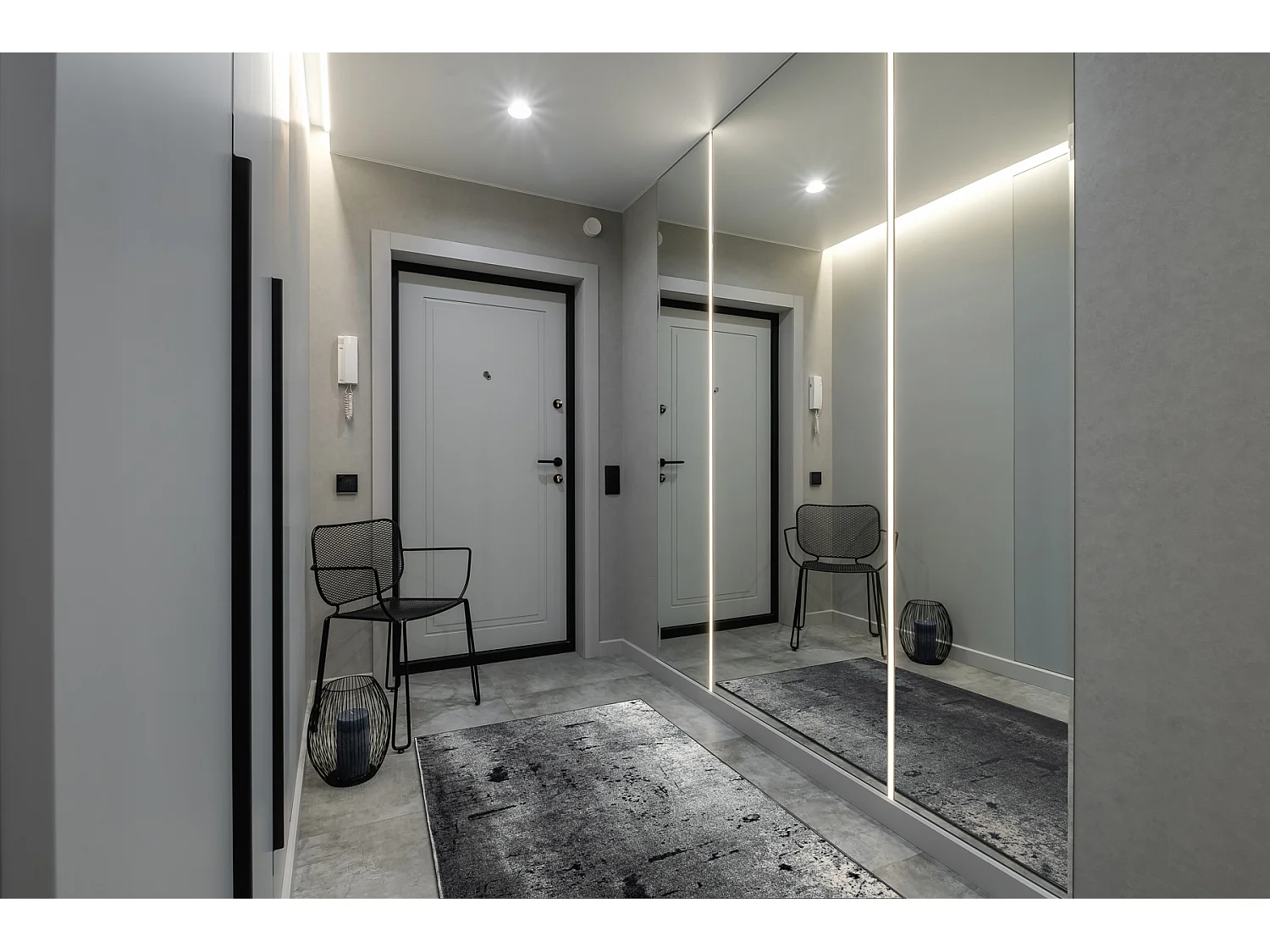 PASSATOIA gommata MARL Calcestruzzo, la gomma grigio 100x920 cm