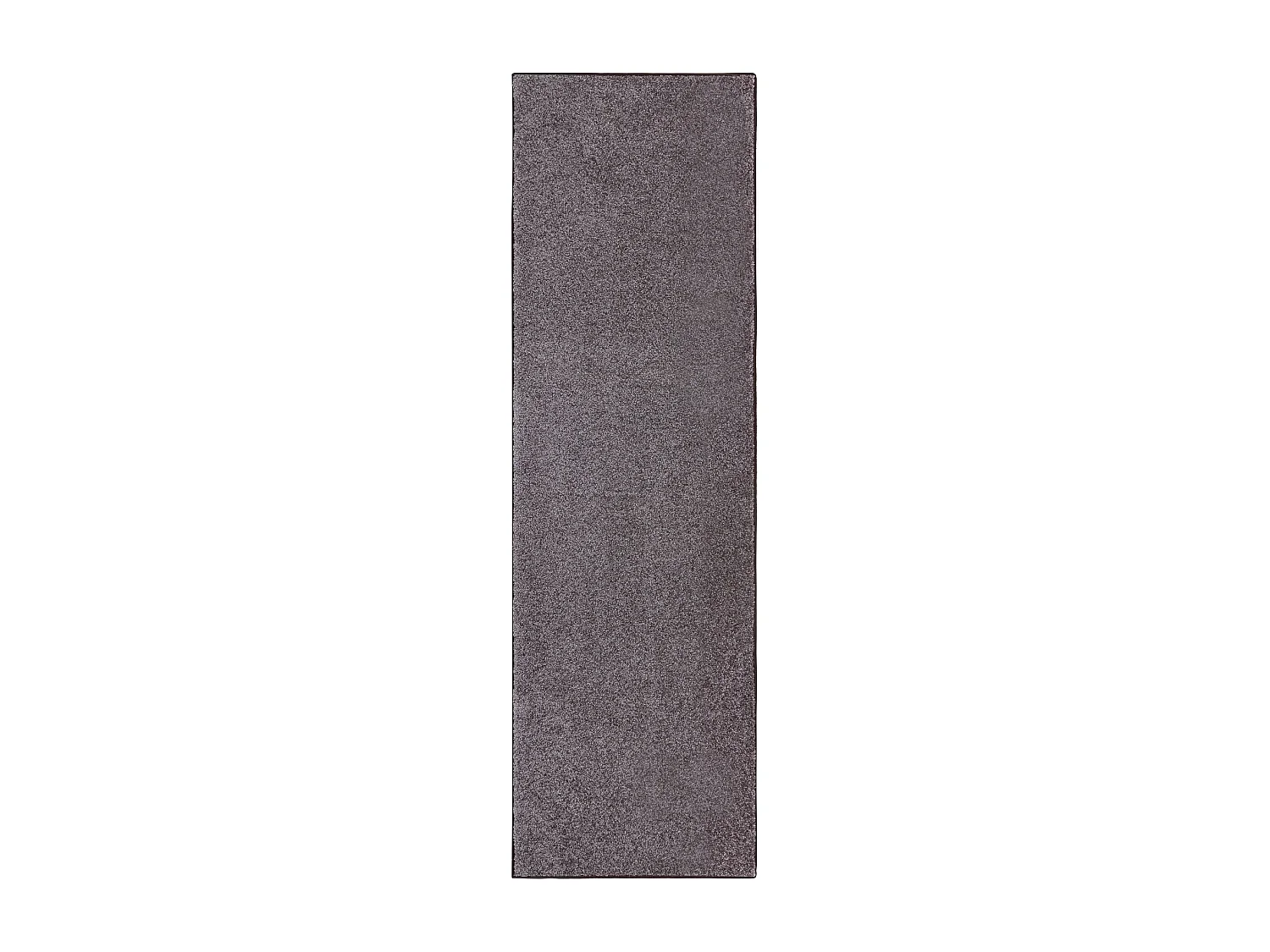Tapis de couloir SANTA FE marron 42 plaine couleur unie 50x170 cm