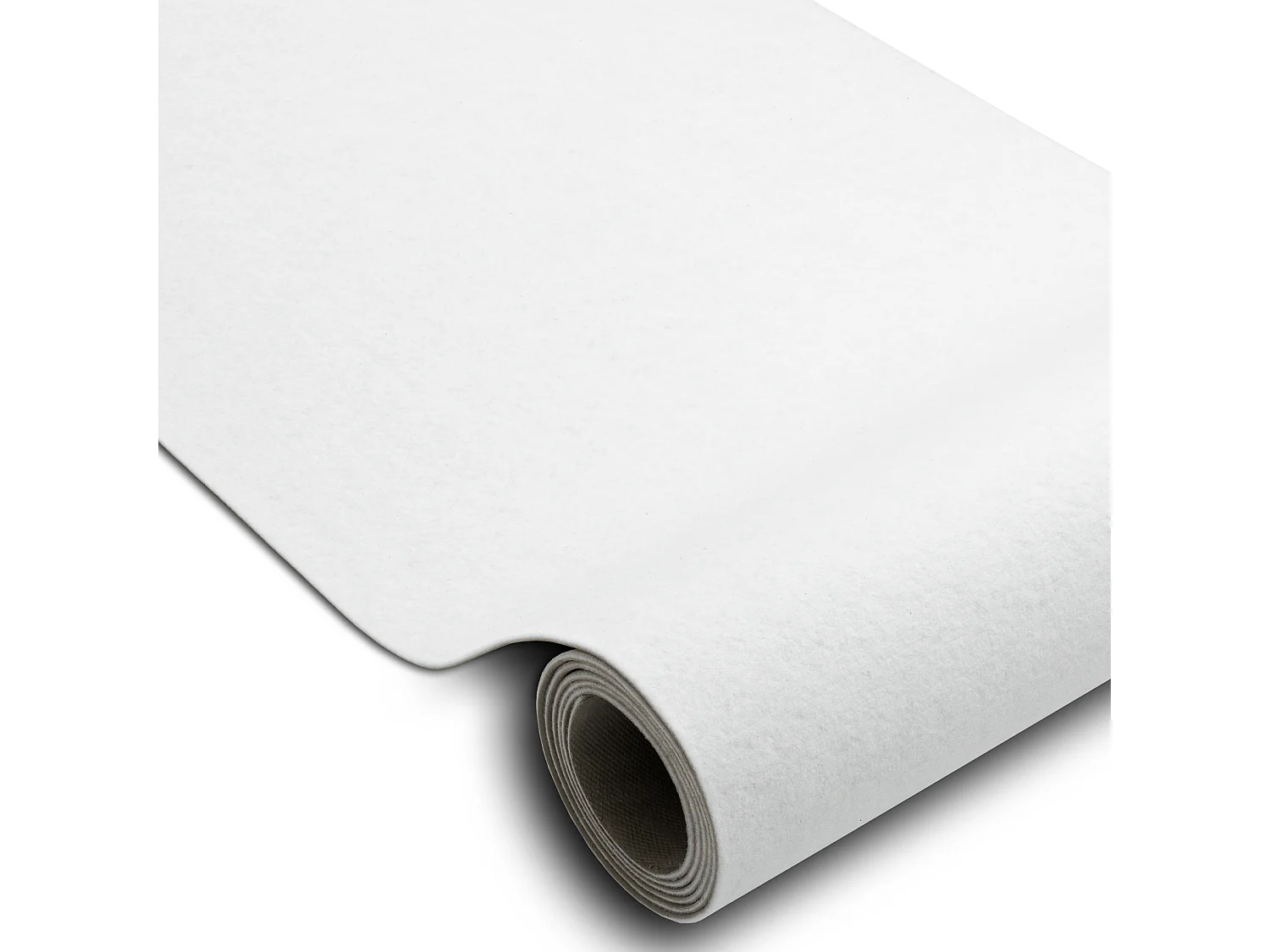 TAPIS DE COULOIR ANTIDÉRAPANT RUMBA 1950 Mariage couleur unique blanc 80x760 cm