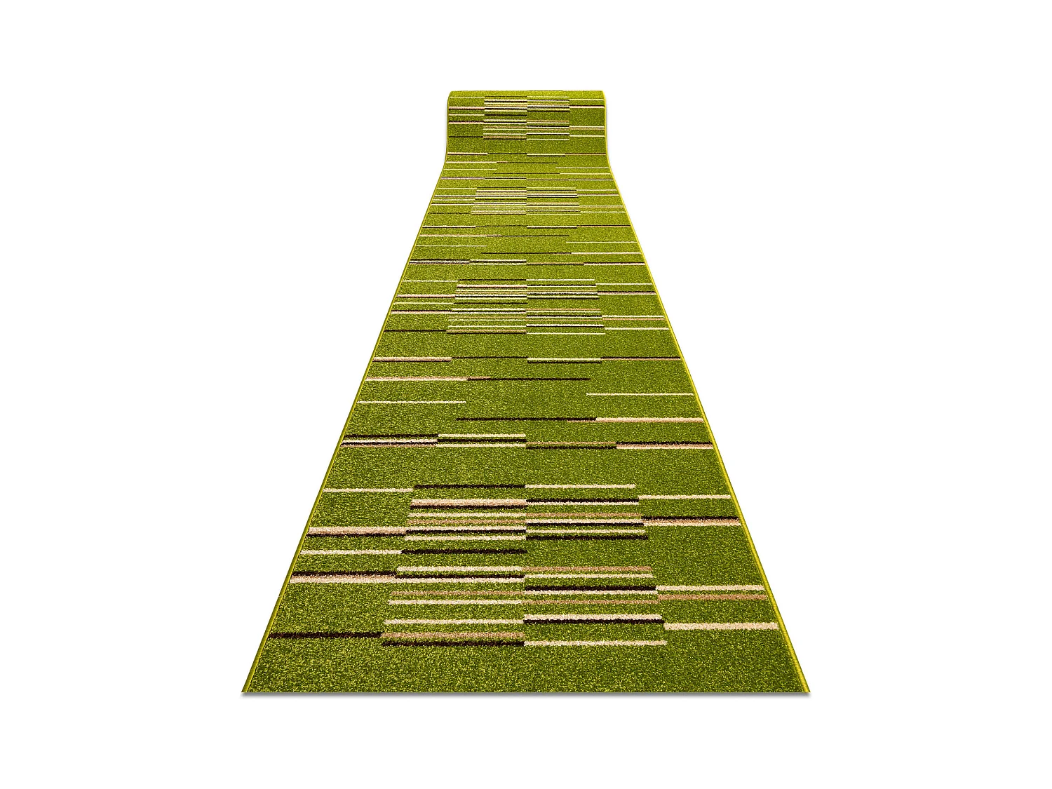 Tapis de couloir HEAT-SET FRYZ NELI vert - lime 100x510 cm