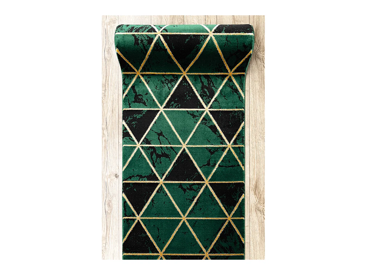 Tapis de couloir EMERALD exclusif 1020 glamour, élégant marbre, tria 100x290 cm