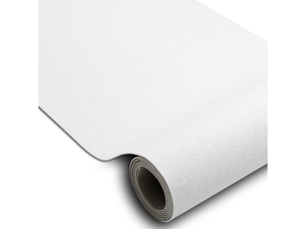 PASSATOIA SPESSA GOMMATA RUMBA 1950 Nozze colore unico bianco 140x570 cm