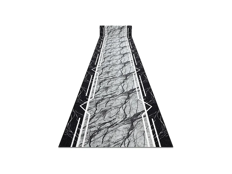 TAPIS DE COULOIR antidérapant MARMUR Marbre, calcul gris 90x610 cm