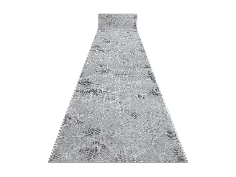 Läufer Strukturell MEFE 8725 zwei Ebenen aus Vlies grau 90x400 cm