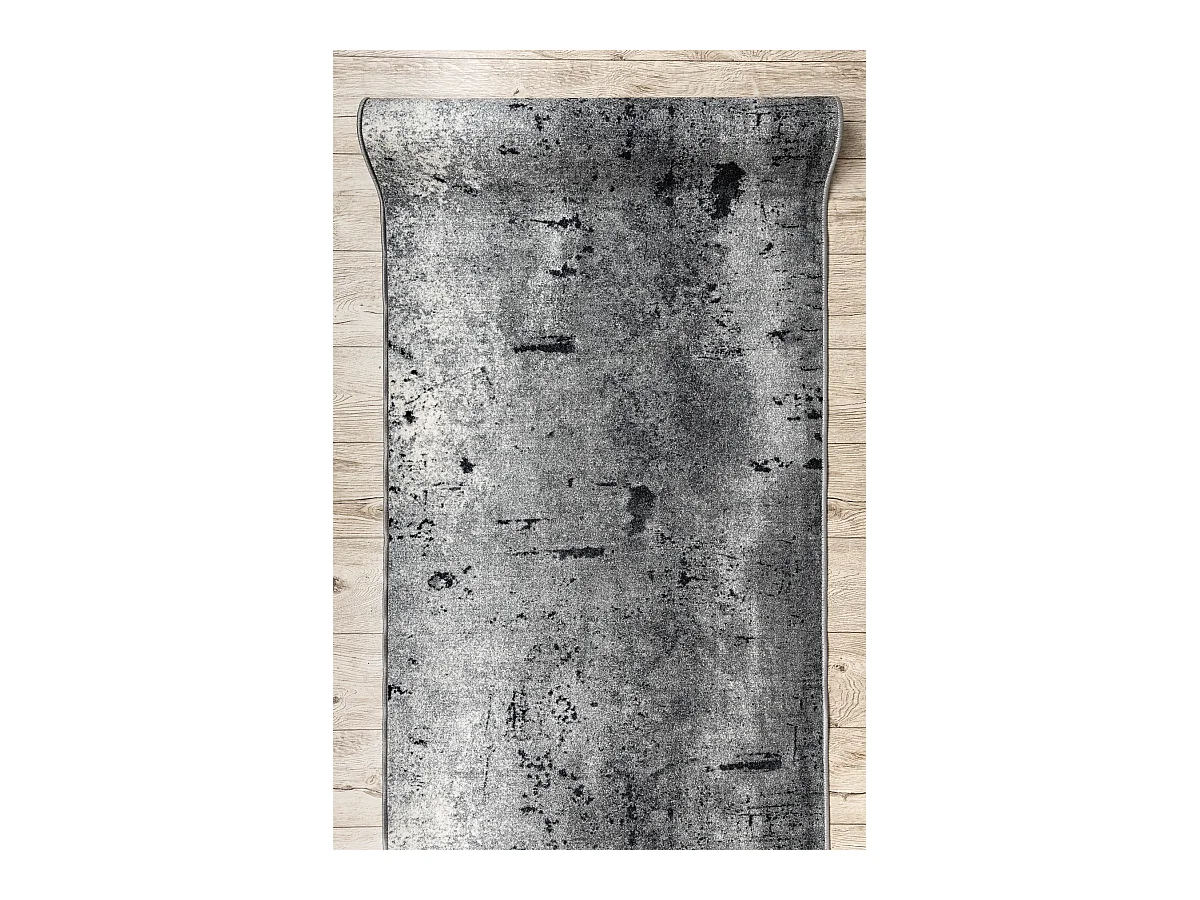 TAPIS DE COULOIR antidérapant MARL Béton la gomme gris 67x990 cm