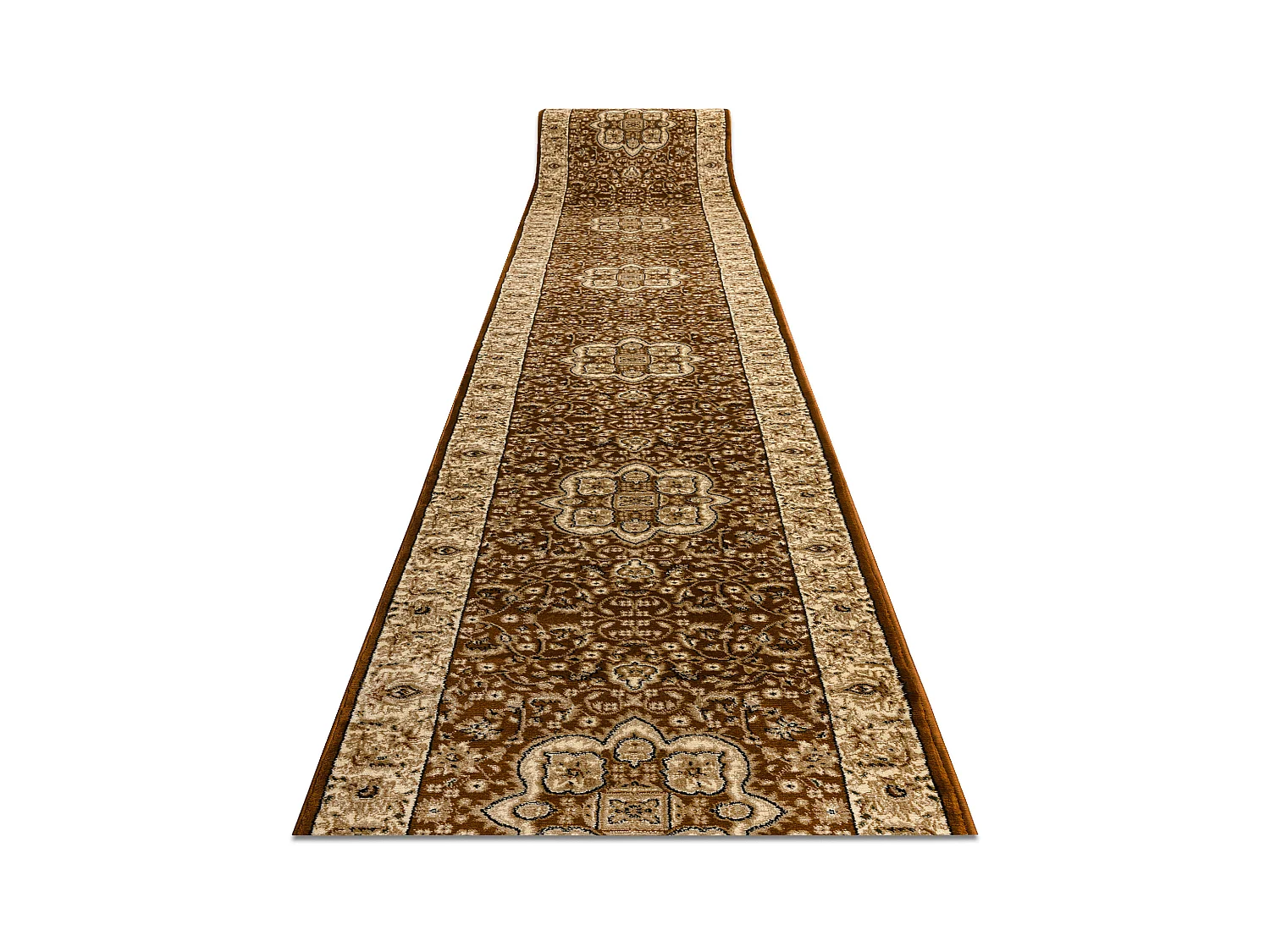 Tapis de couloir HEAT-SET ROYAL AGY 0521 marron 150x460 cm