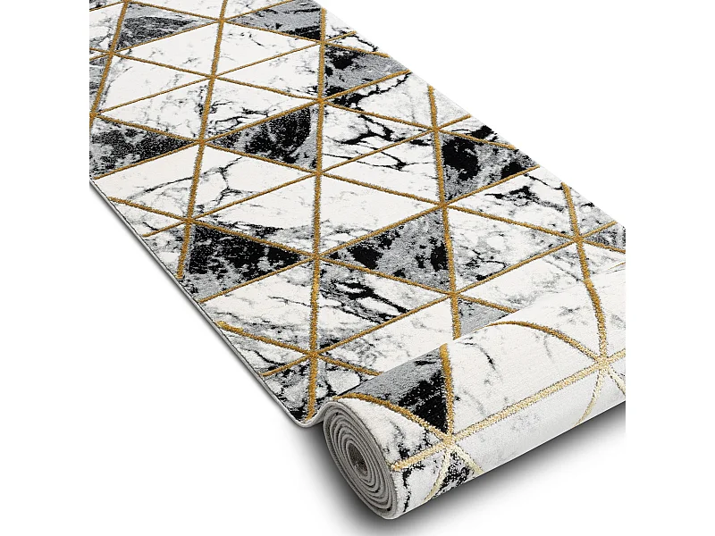 Tapis de couloir EMERALD exclusif 1020 glamour, élégant marbre, tria 70x500 cm