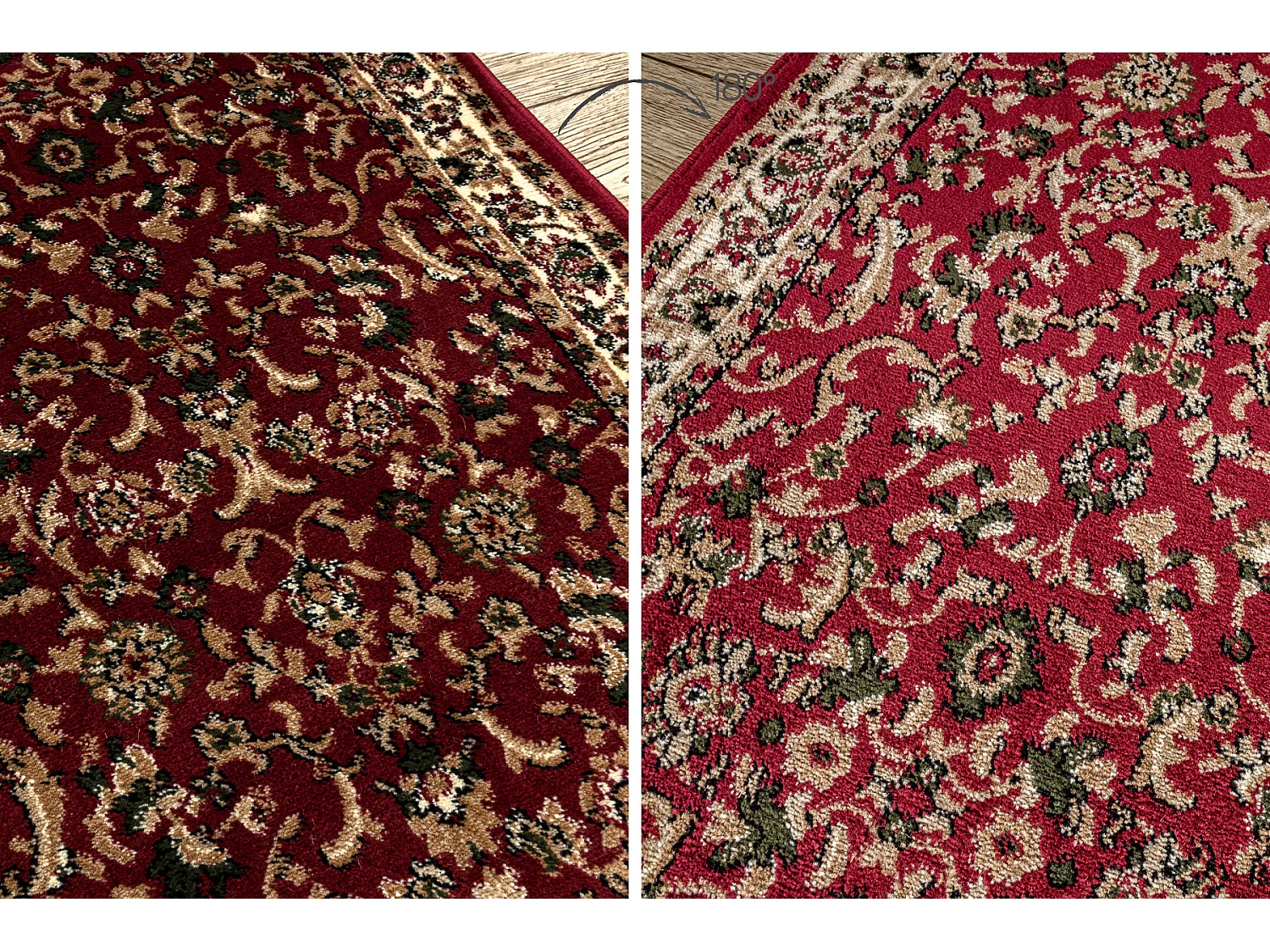 Tapis de couloir HEAT-SET ROYAL ADR 1745 bordeaux 100x540 cm