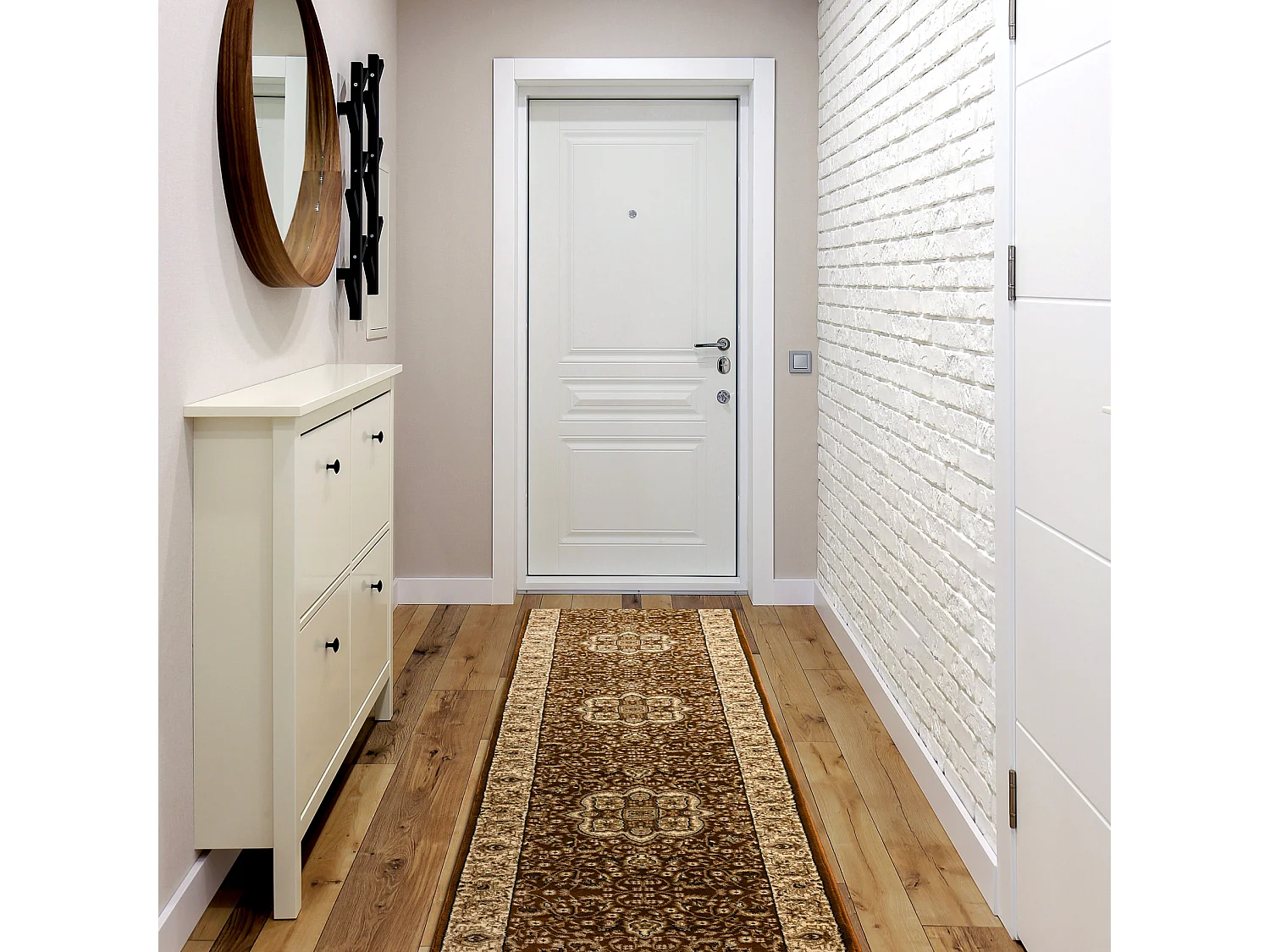 Tapis de couloir HEAT-SET ROYAL AGY 0521 marron 70x780 cm