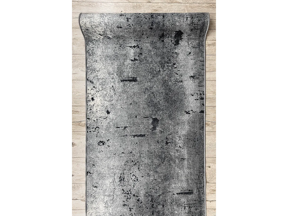 TAPIS DE COULOIR antidérapant MARL Béton la gomme gris 67x720 cm