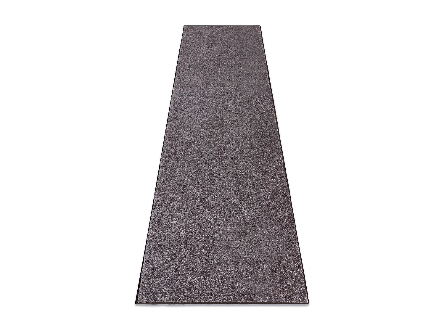 Tapis de couloir SANTA FE marron 42 plaine couleur unie 150x130 cm