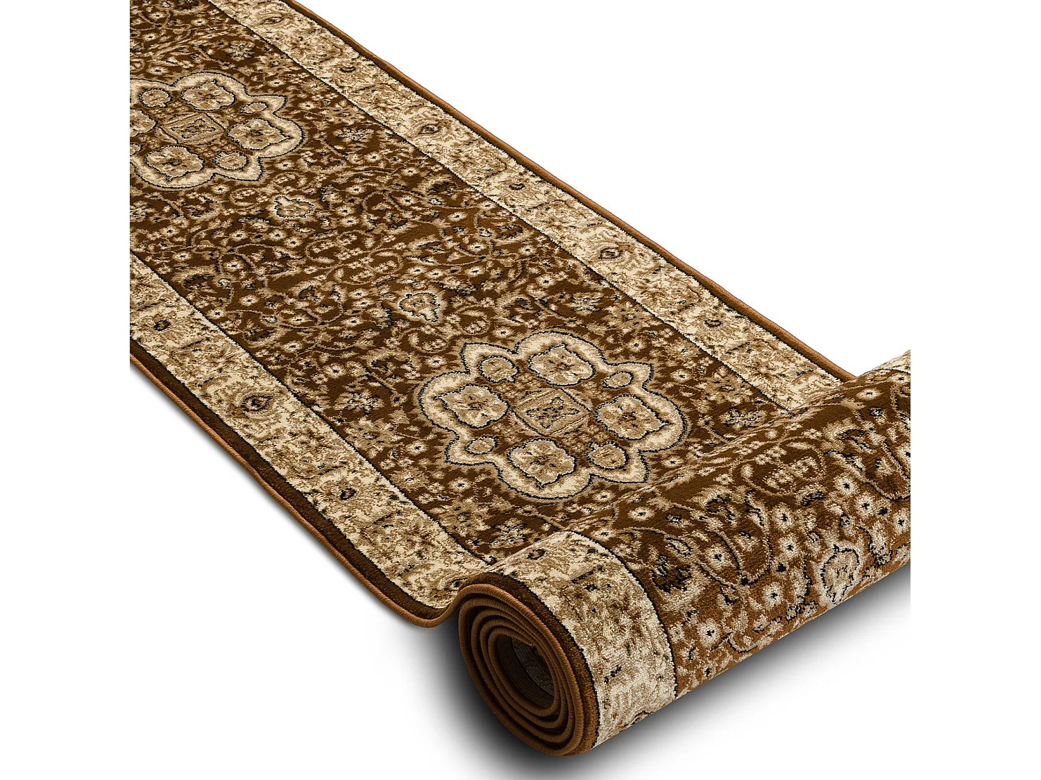 Tapis de couloir HEAT-SET ROYAL AGY 0521 marron 100x760 cm
