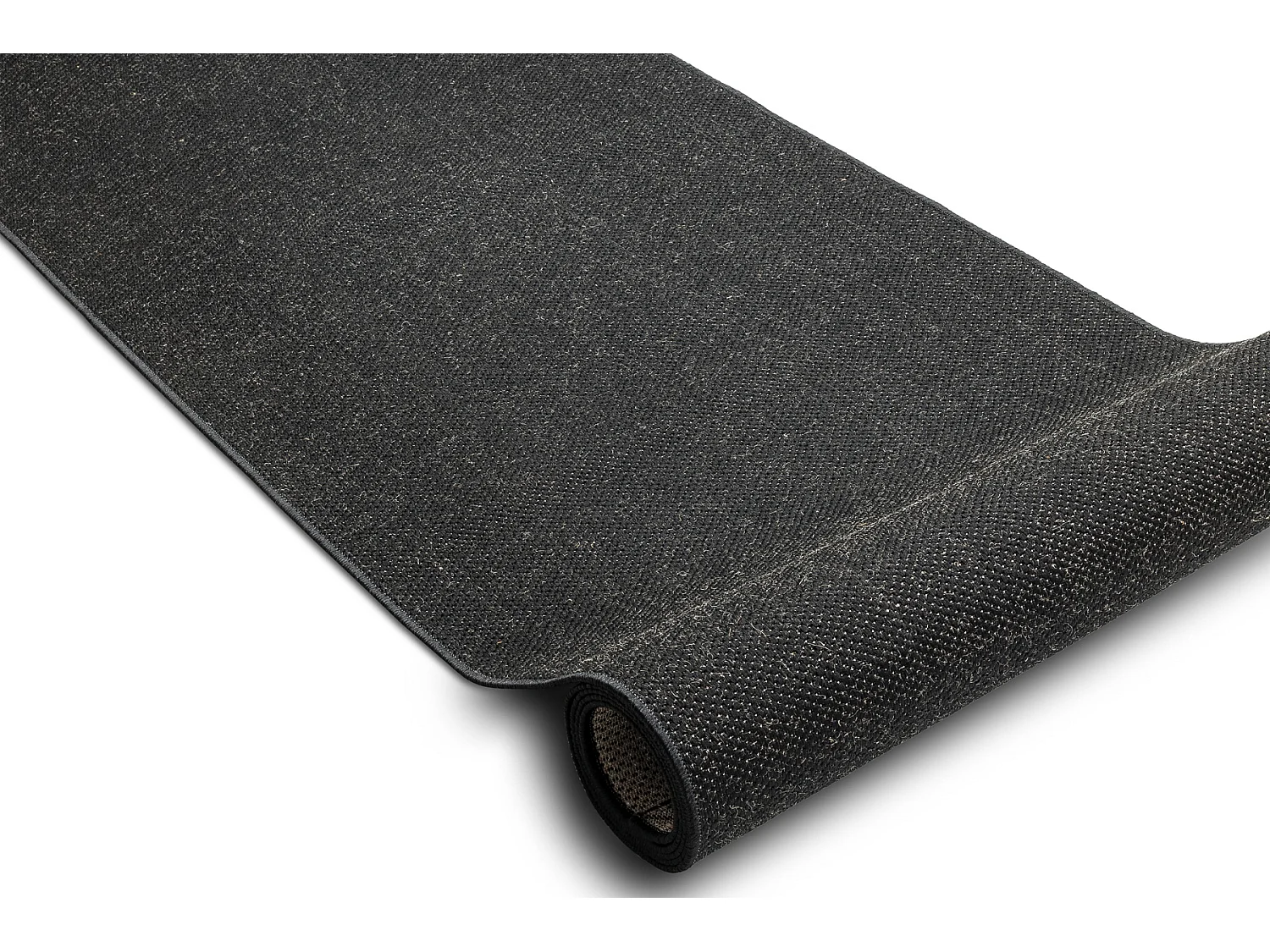 Vloerbekleding SISAL FLOORLUX patroon 20433 zwart EFFEN 70x910 cm