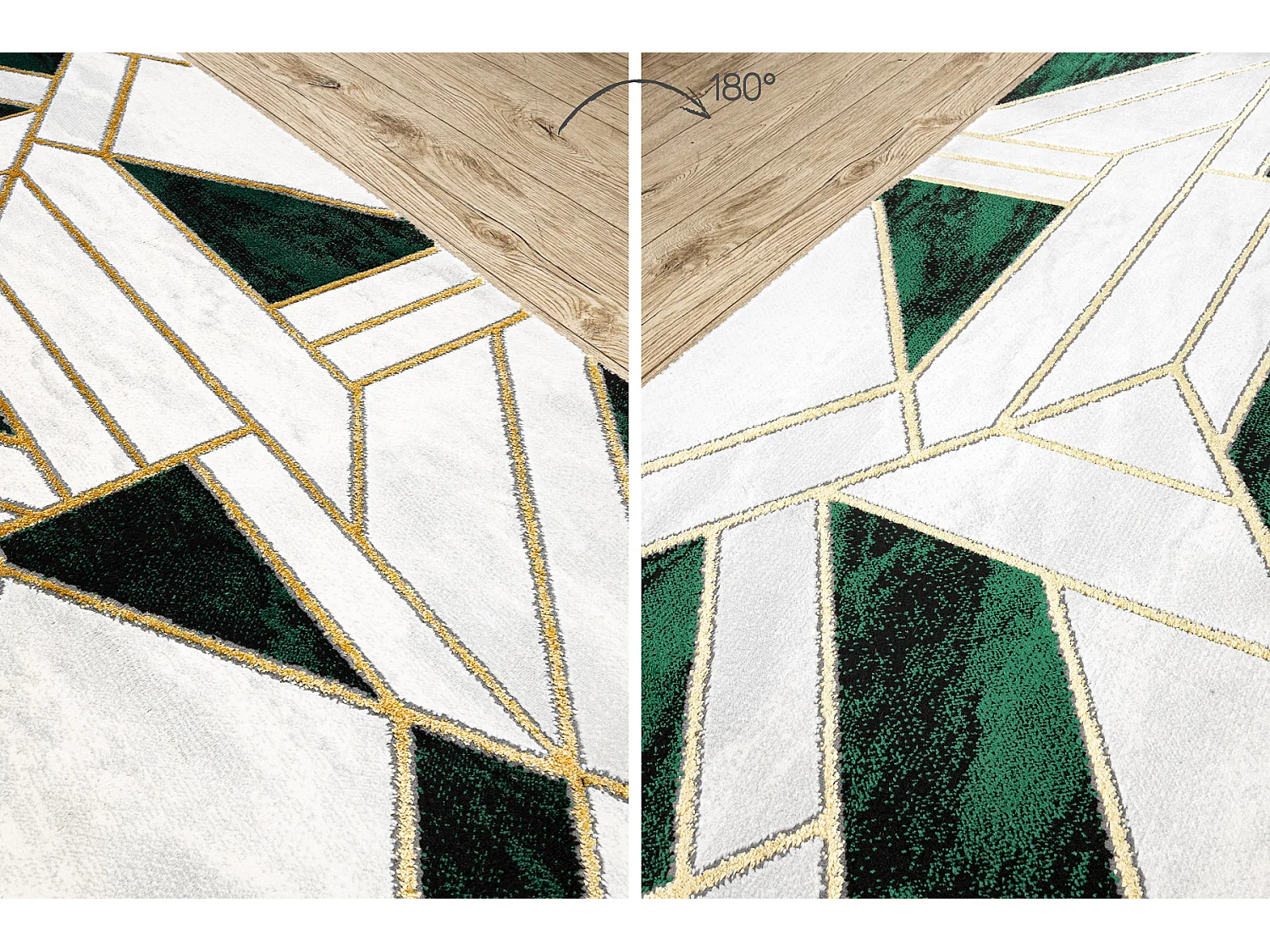 Chodnik EMERALD ekskluzywny 1015 glamour, stylowy marmur, geometryczny 70x1350 cm