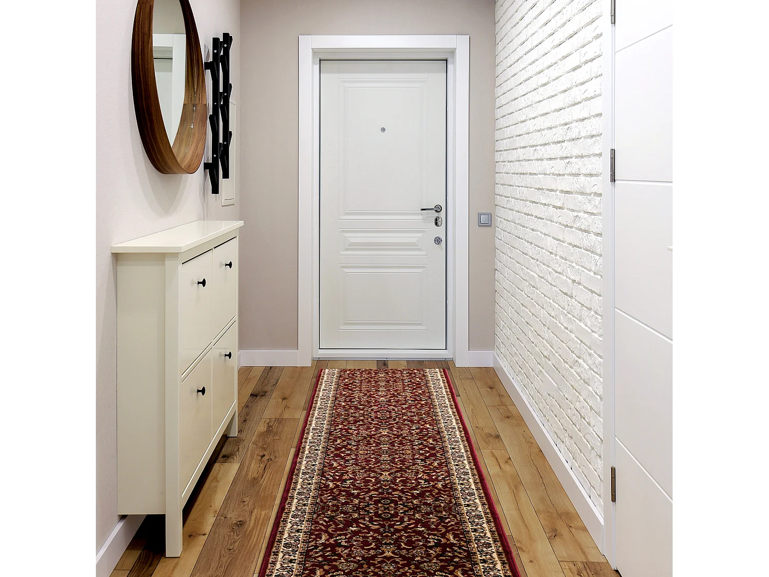 Tapis de couloir HEAT-SET ROYAL ADR 1745 bordeaux 100x820 cm