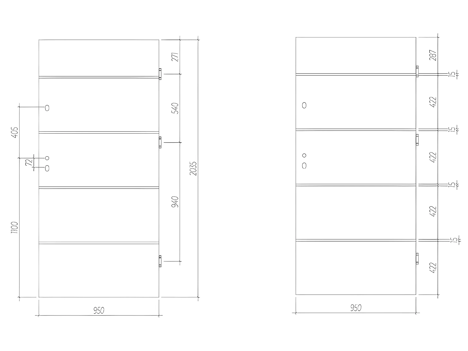 Drzwi wejściowe z litej stali i stali nierdzewnej wys.207 x dł.100 cm białe - pchnięcie po prawej- NAXARA