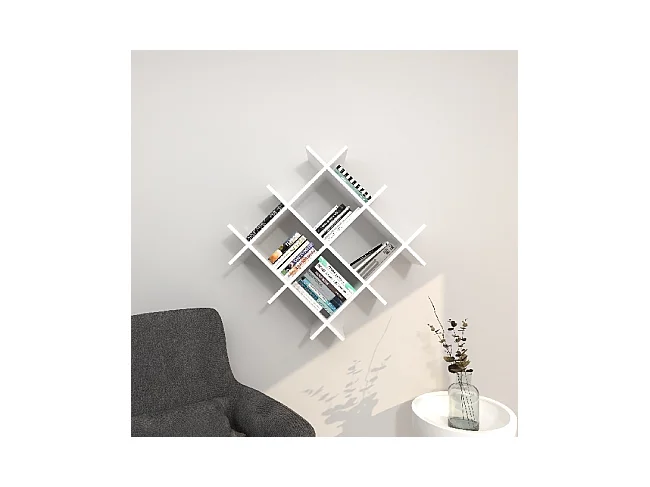 Plank Farley - Wit - 75x27x75 cm - EPIKASA