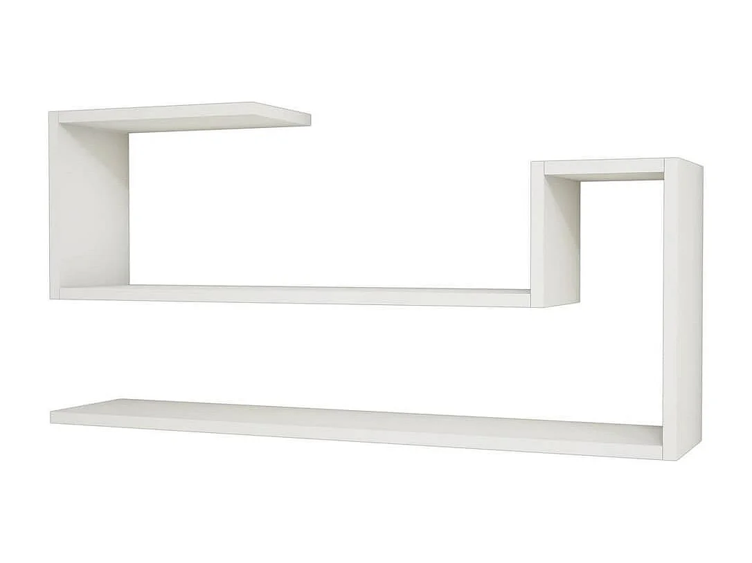 Étagère murale Airy 100x22x50 cm Blanc