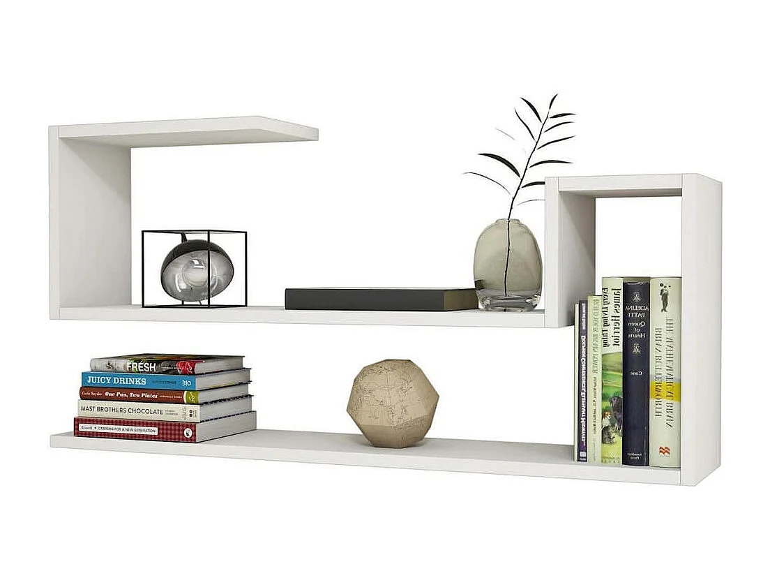 Étagère murale Airy 100x22x50 cm Blanc