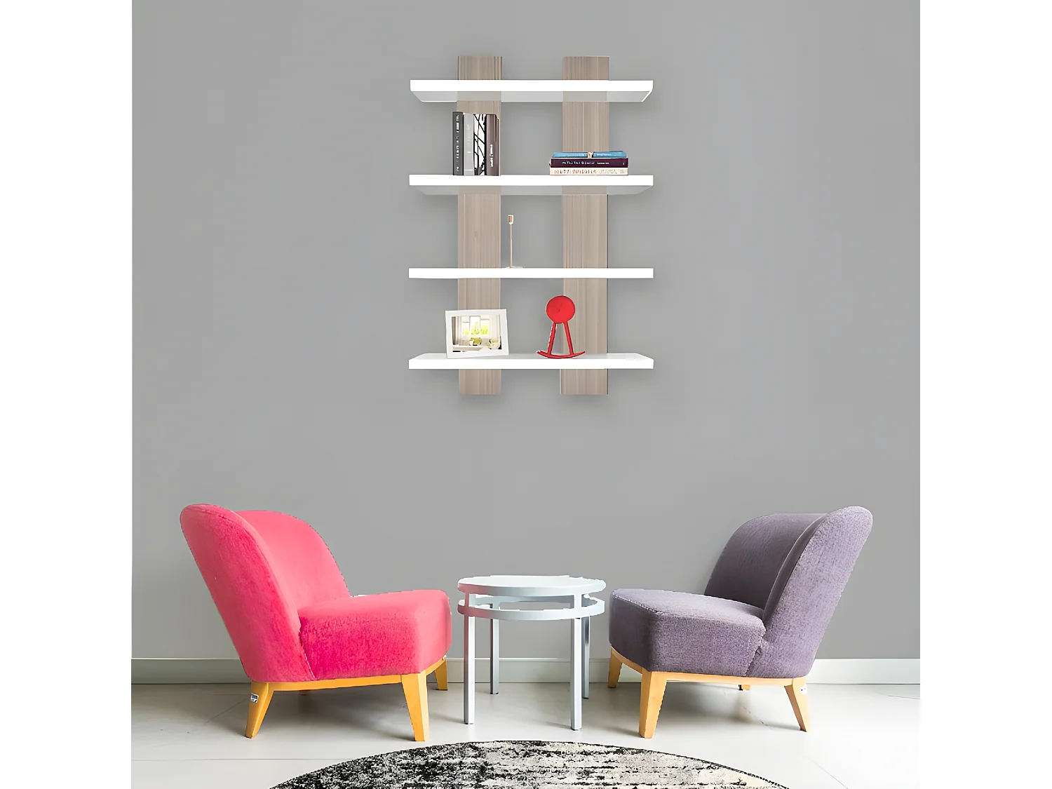 Étagère Nergis, Cordoue, 50x17x80 cm, EPIKASA