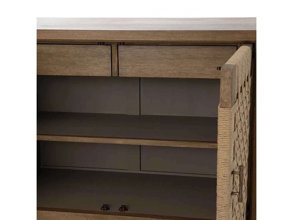 Buffet 2 portes  Baltazar 100x46x86 cm en bois