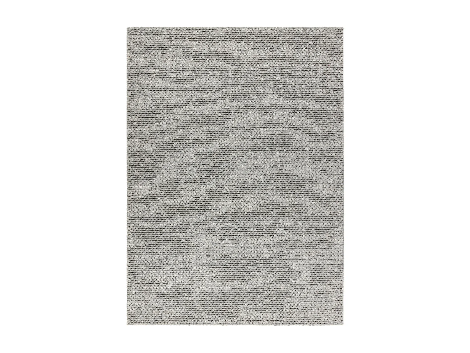 Tapis en laine TAHAR 99004G gris - TISSÉ MAIN boucle, uniforme 160x240 cm