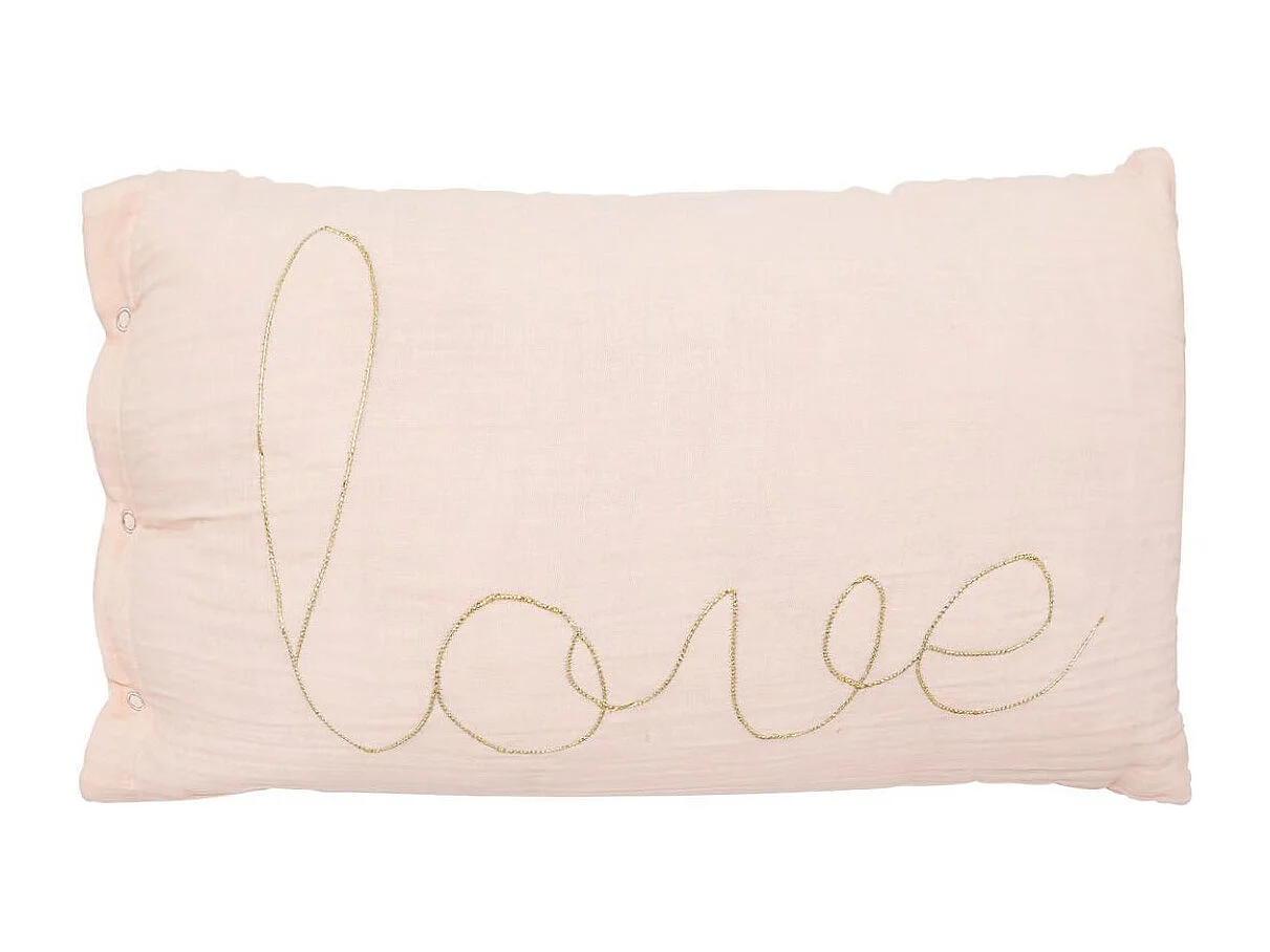Coussin Déco "Lili" 30x50cm Rose