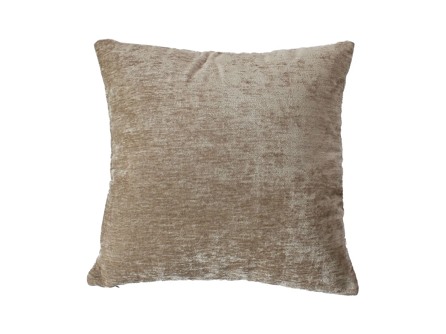 Coussin Déco en Velours "Velvet" 40x40cm Naturel