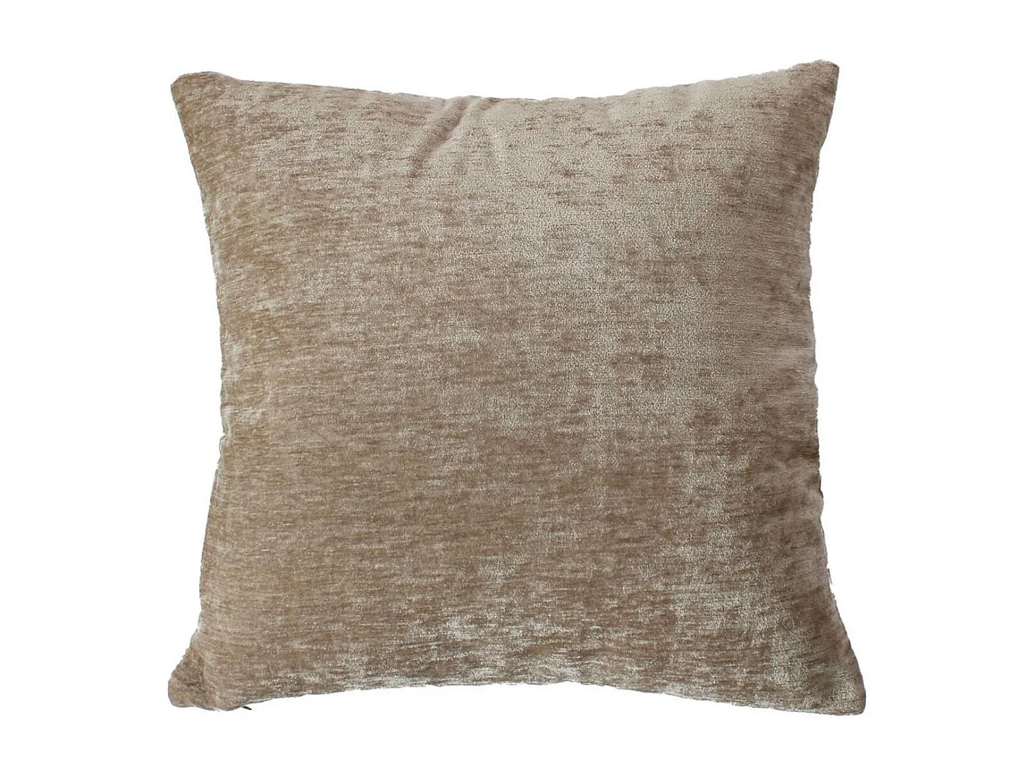 Coussin Déco en Velours "Velvet" 40x40cm Naturel