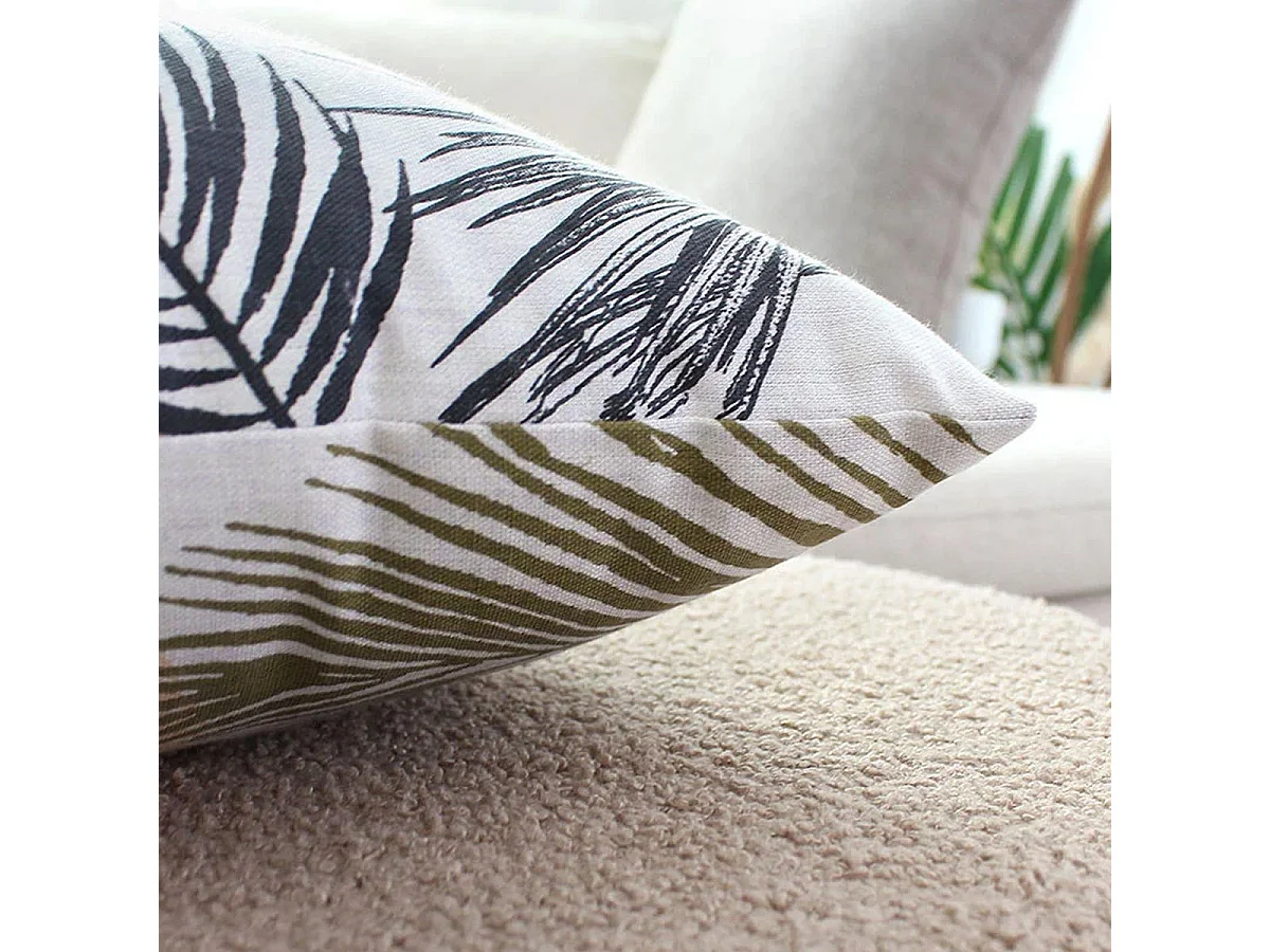 Coussin Déco Imprimé "Palmeira" 40x40cm Multicolore