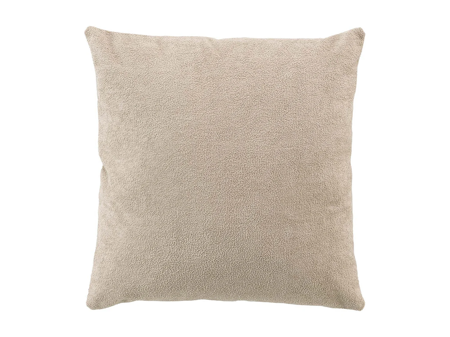 Coussin Déco Bouclette "Tessa" 45x45cm Beige