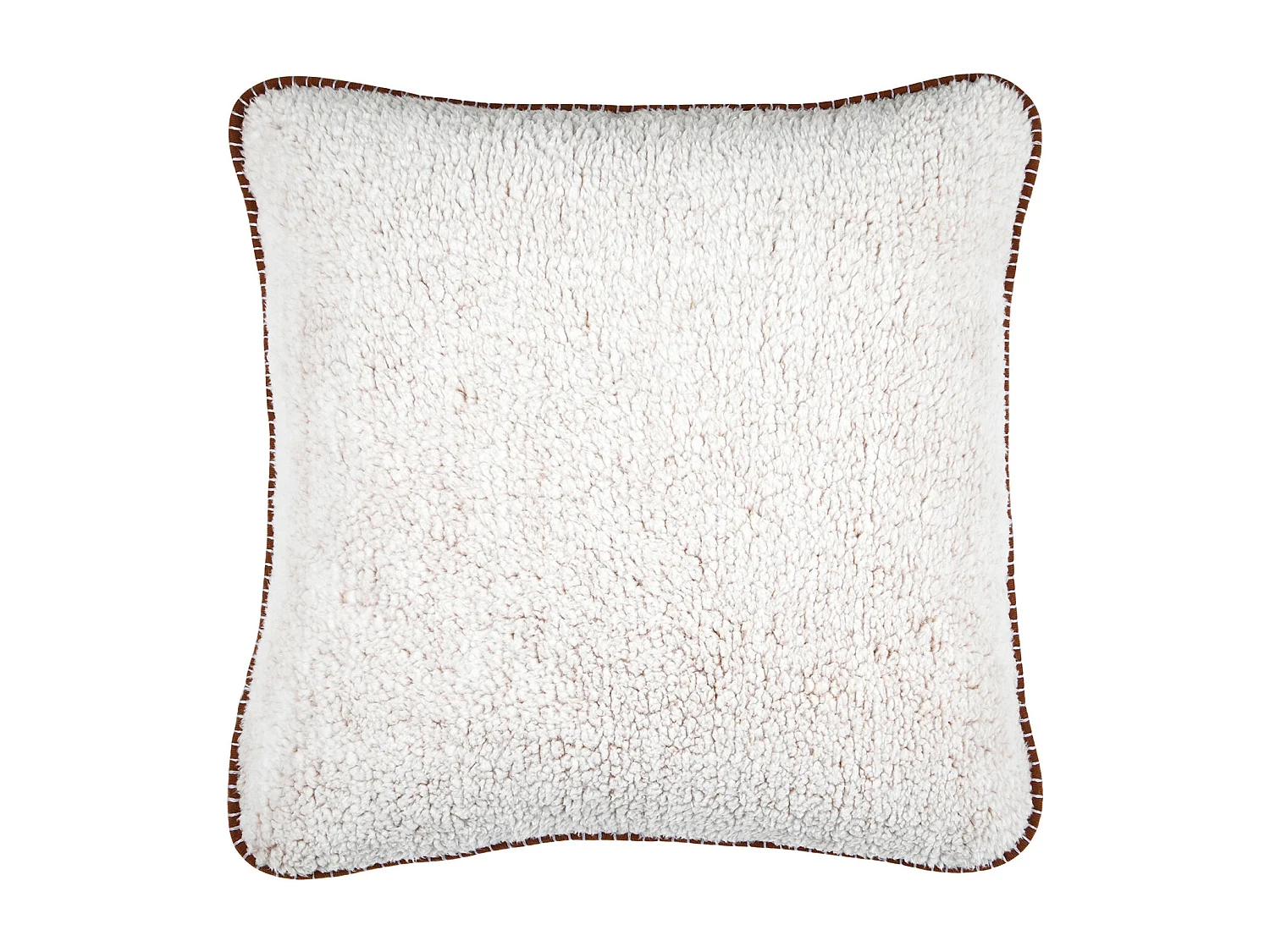 Coussin carré fausse fourrure