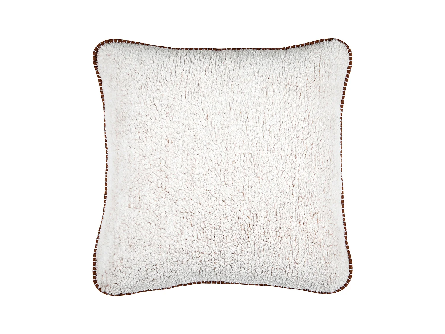 Coussin carré fausse fourrure