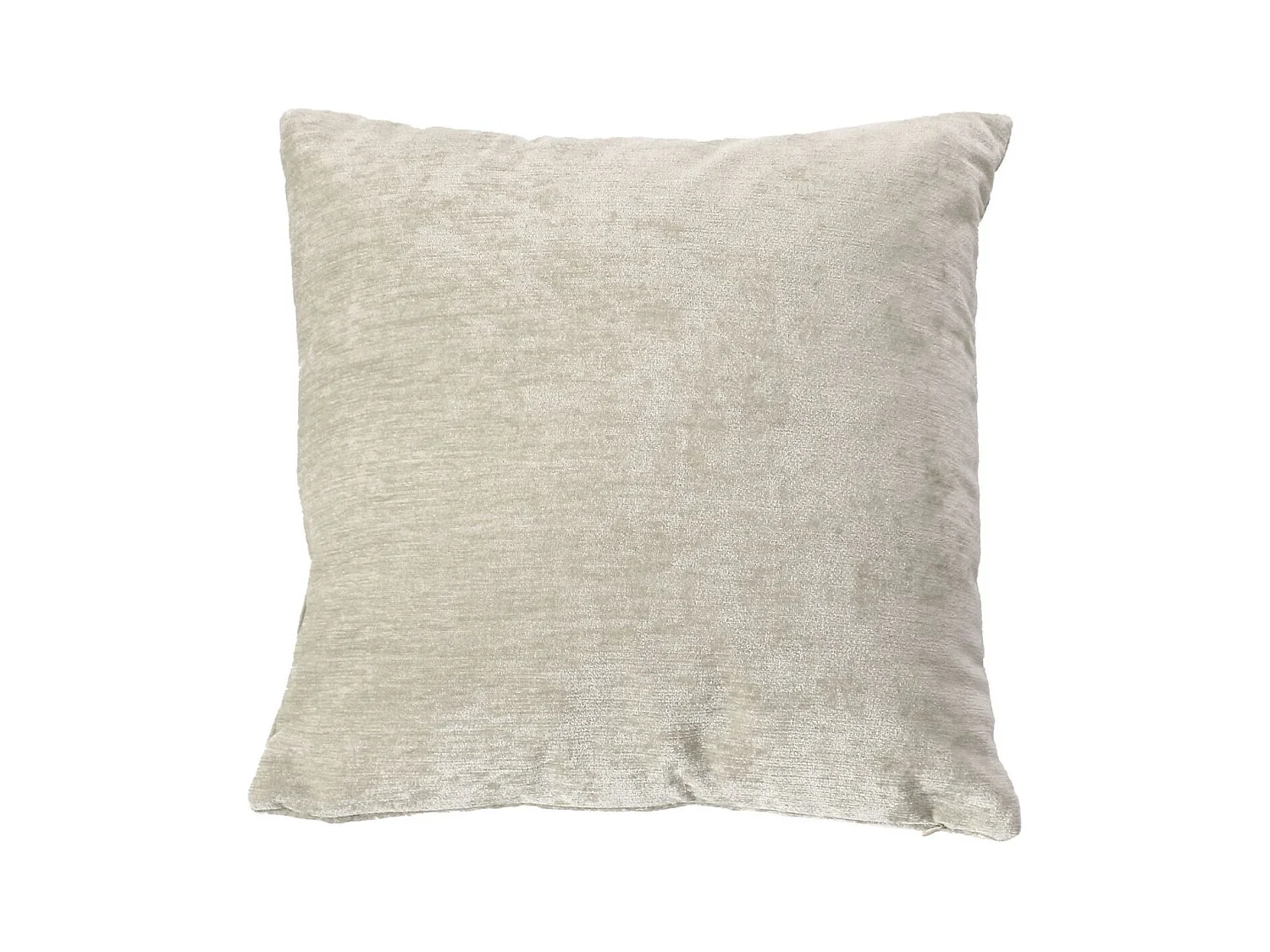 Coussin Déco en Velours "Velvet" 40x40cm Écru
