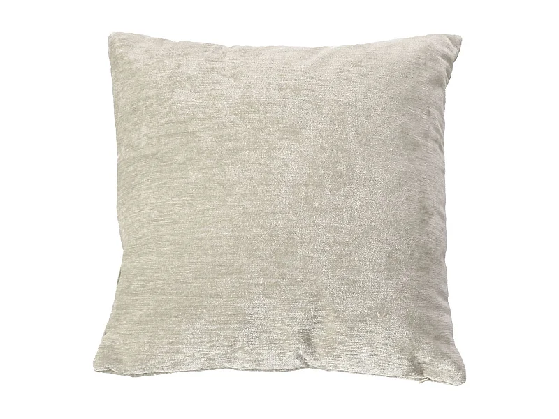 Coussin Déco en Velours "Velvet" 40x40cm Écru