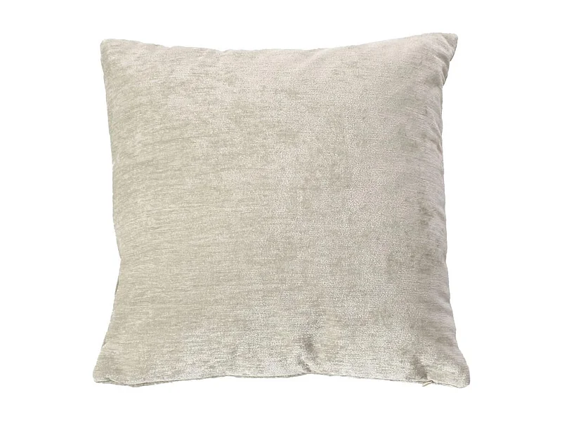 Coussin Déco en Velours "Velvet" 40x40cm Écru