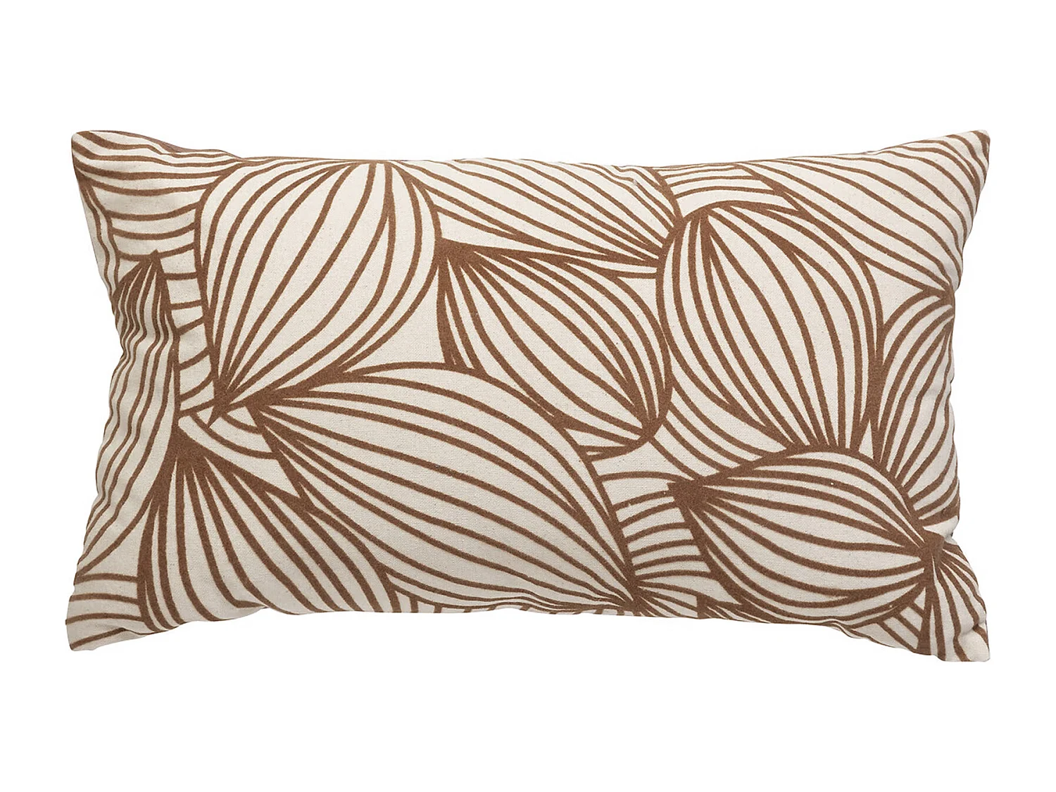 Coussin Déco Floqué "Automne" 30x50cm Rouille