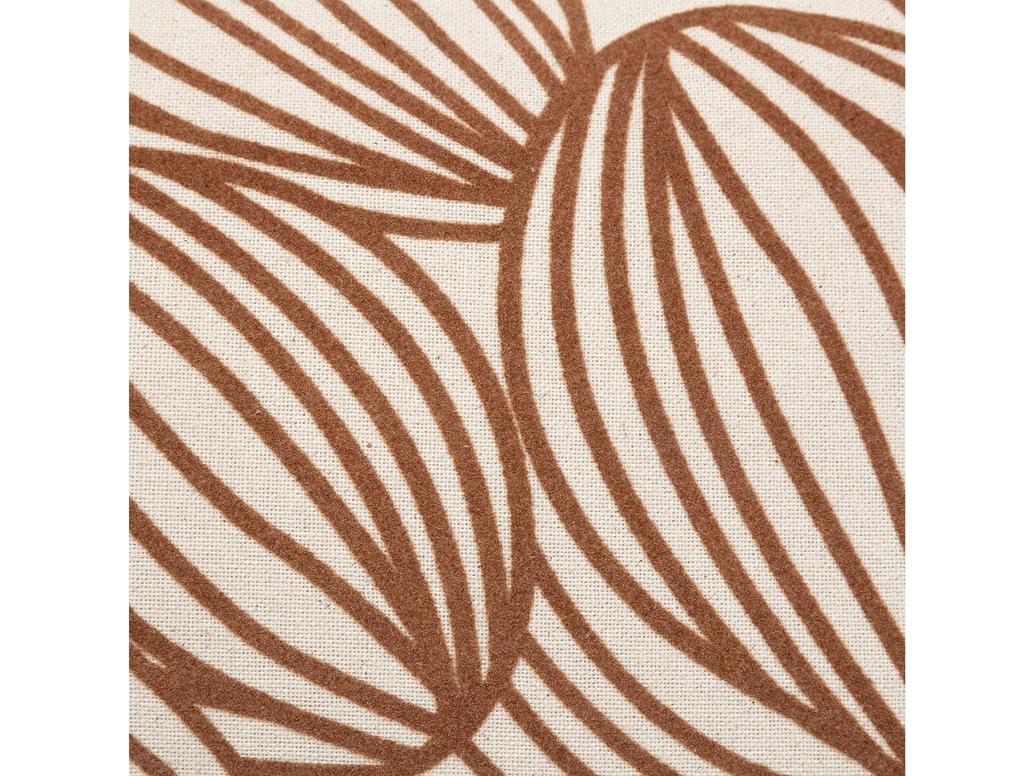 Coussin Déco Floqué "Automne" 30x50cm Rouille