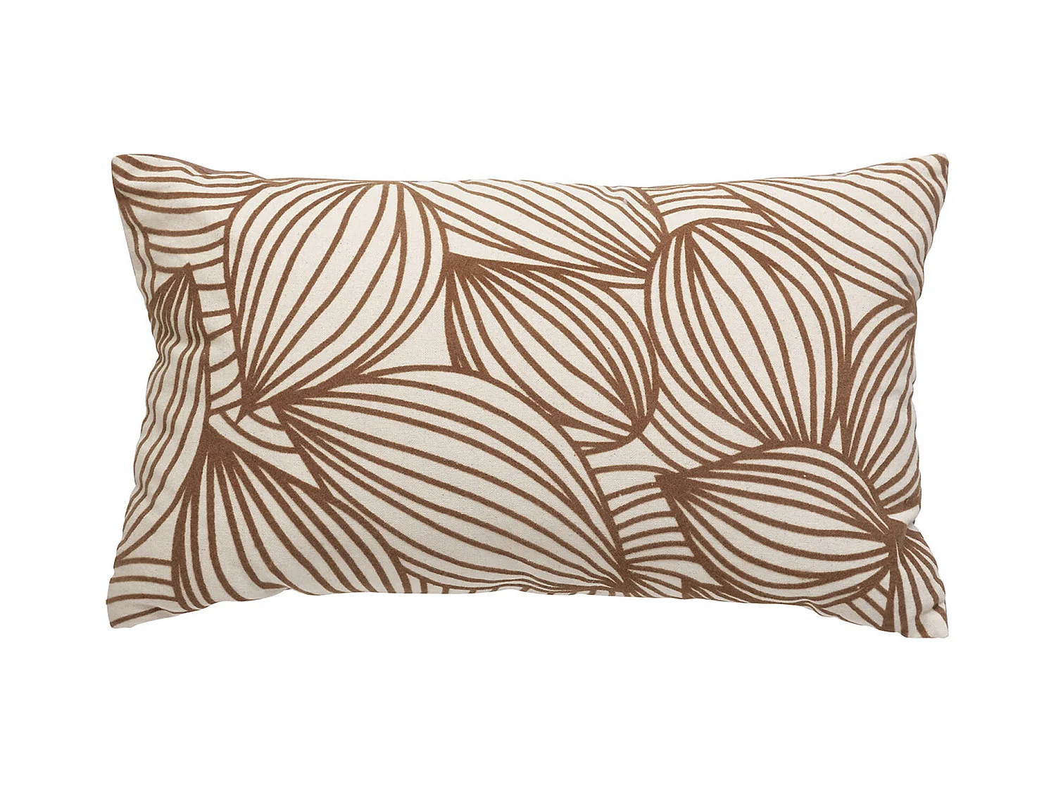 Coussin Déco Floqué "Automne" 30x50cm Rouille