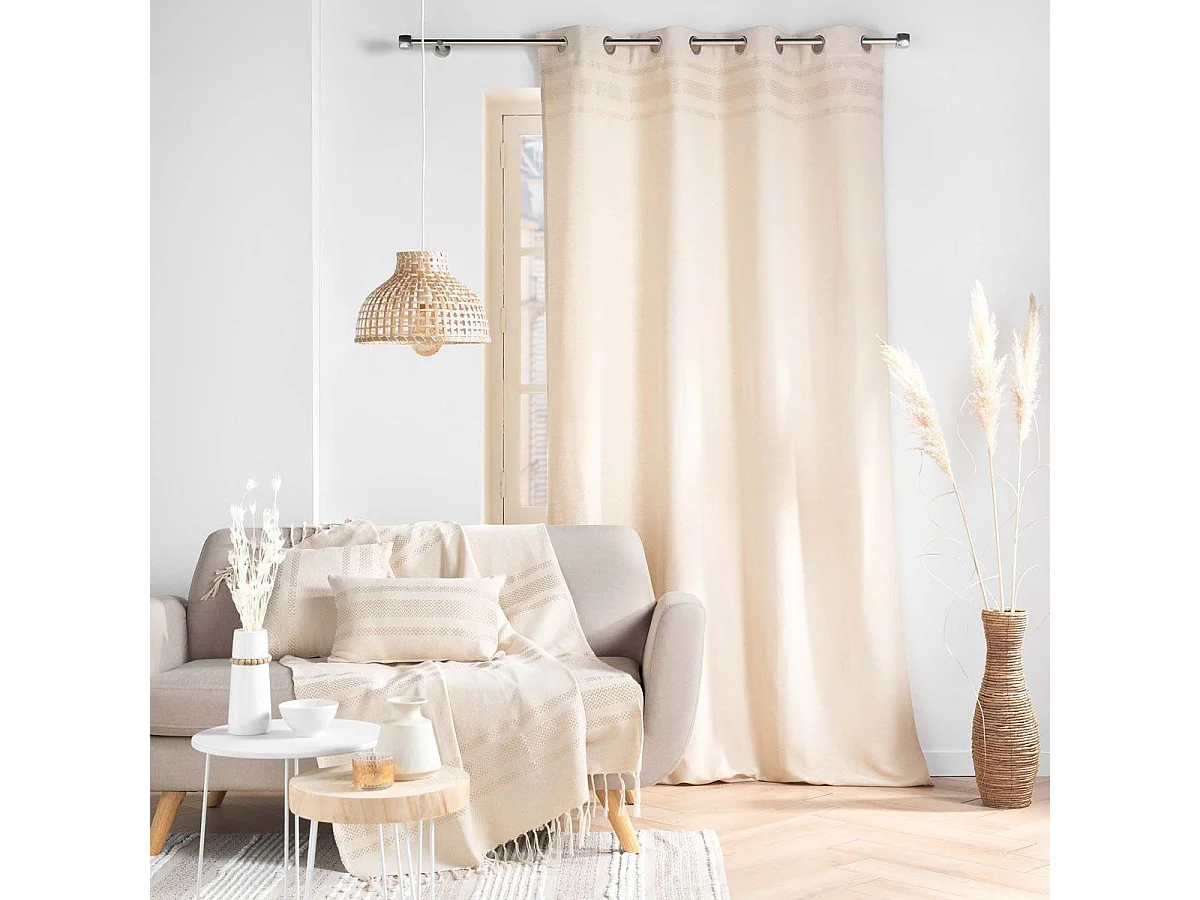 Coussin Déco "Doreline" 30x50cm Beige