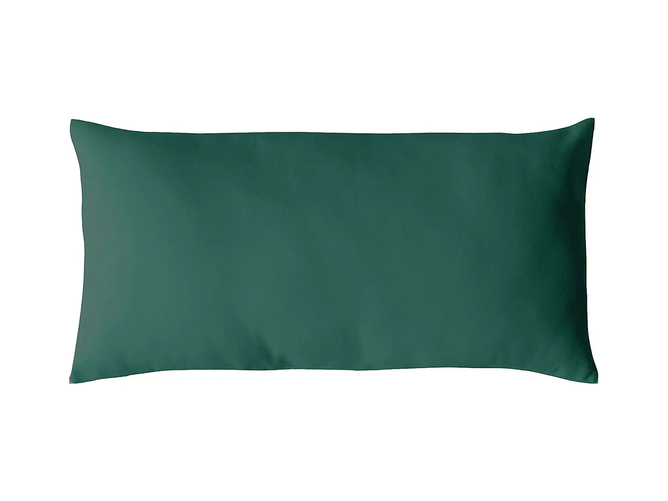 Coussin Déco Uni "Panama" 30x50cm Vert Foncé
